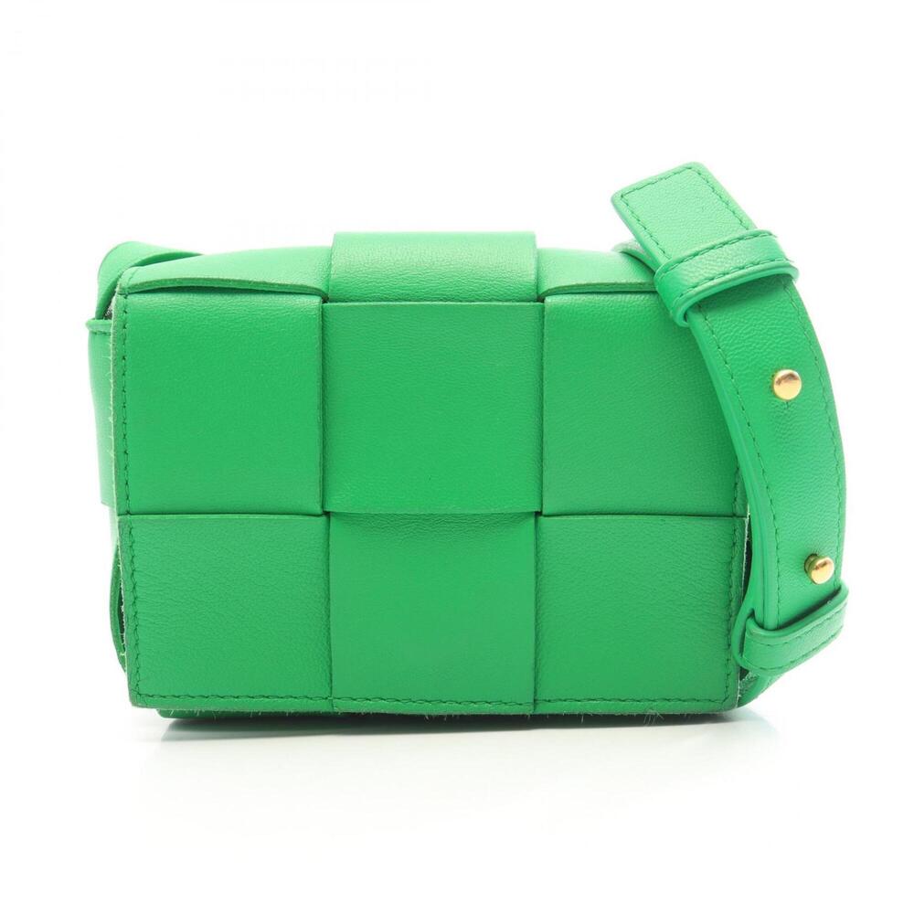 Bottega Veneta Candy Cassette Mini Handbag Shoulder Bag Leather Men's Women's...